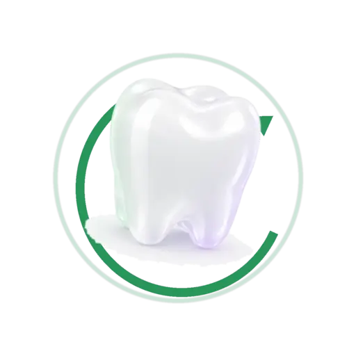 Ilustração conceitual de extração dentária.
